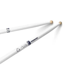 ProMark Scott Johnson Painted White Hickory Drumstick, Wood Tip