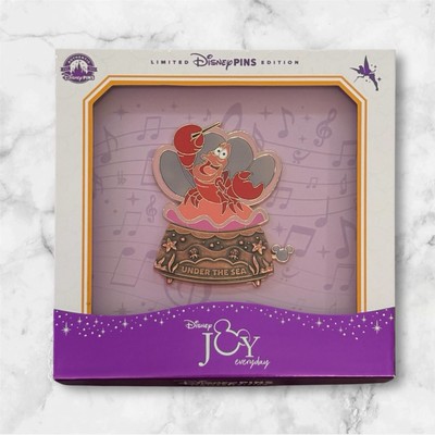 Disney D23 EXPO Joy Everyday Sebastian Jumbo Pin 2024 LE 950