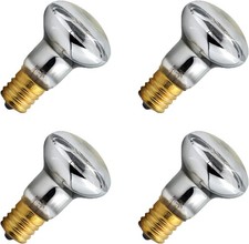 4 Pack Lava Lamp Bulb 120V R39 E17 30W Reflector Type Bulb,Glitter Lamps Bedroom