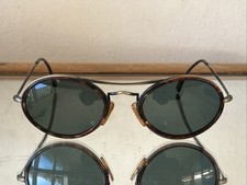 Giorgio Armani Sunglasses 626 818 140 Italy Tortoise  Antique Metal