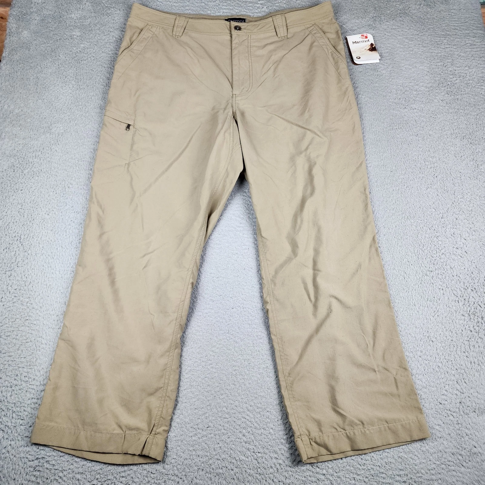 Marmot Pants Mens 40 Brown Cruz Pant Outdoors Hiking Camping Cargo Light Weight