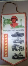NVA Wimpel NVA 8.MOT.-Schützen Division ca 32 cm x 16 cm