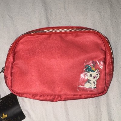 Disney Princess Red Moana Character Print Hiking Waist Pack, Adjustable Strap