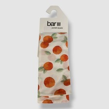 Bar III Men's White Paisley Printed Pocket Square