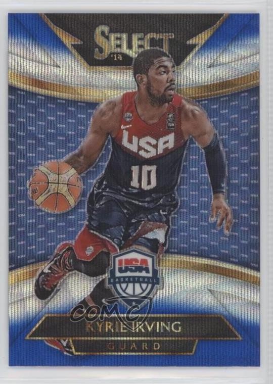 2014-15 Panini Select Courtside Blue & Silver Prizm Kyrie Irving #213