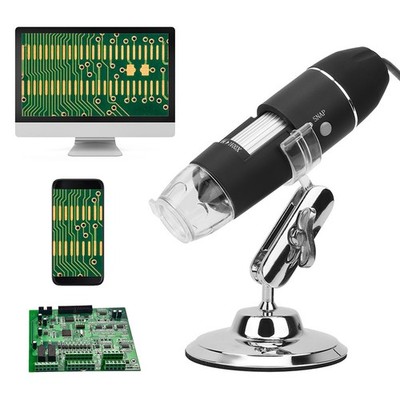 X4 1600X LED-Mikroskop Digitale Mikroskopkamera HD-Handmikroskop Mit Halteru DN