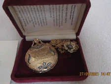 Rare vintage arnex 17 jewel Incabloc Swiss pocket watch