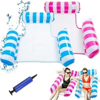 Aufblasbare WasserhäNgematte, 2 StüCk Luftmatratze Pool, Wasser Schwimmbett P