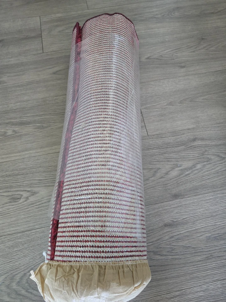 Safavish August Shag Burgundy 2 ft. x 8ft. Solid Runner Rug - Image 3 of 3