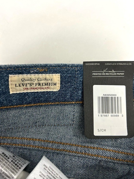 Levi's Pride Icon Long Denim Skirt Women's Size S Moon Star