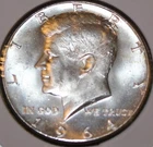 1964 Kennedy Half Dollar - Uncirculated