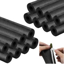 16 Pack Pipe Insulation Foam Tube, 3/4'' Self Adhesive Pre Slit Foam Pipe Covers