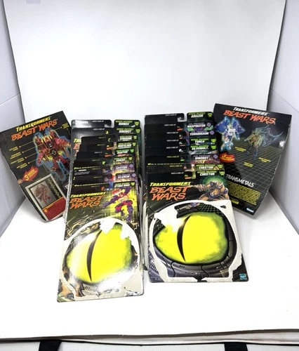 Transformers Beast Wars Vintage Lot of 19 Action Figure Cardbacks (No Figures)