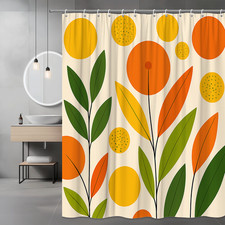 Vibrant Floral Shower Curtain - Colorful Design for Modern Bathrooms