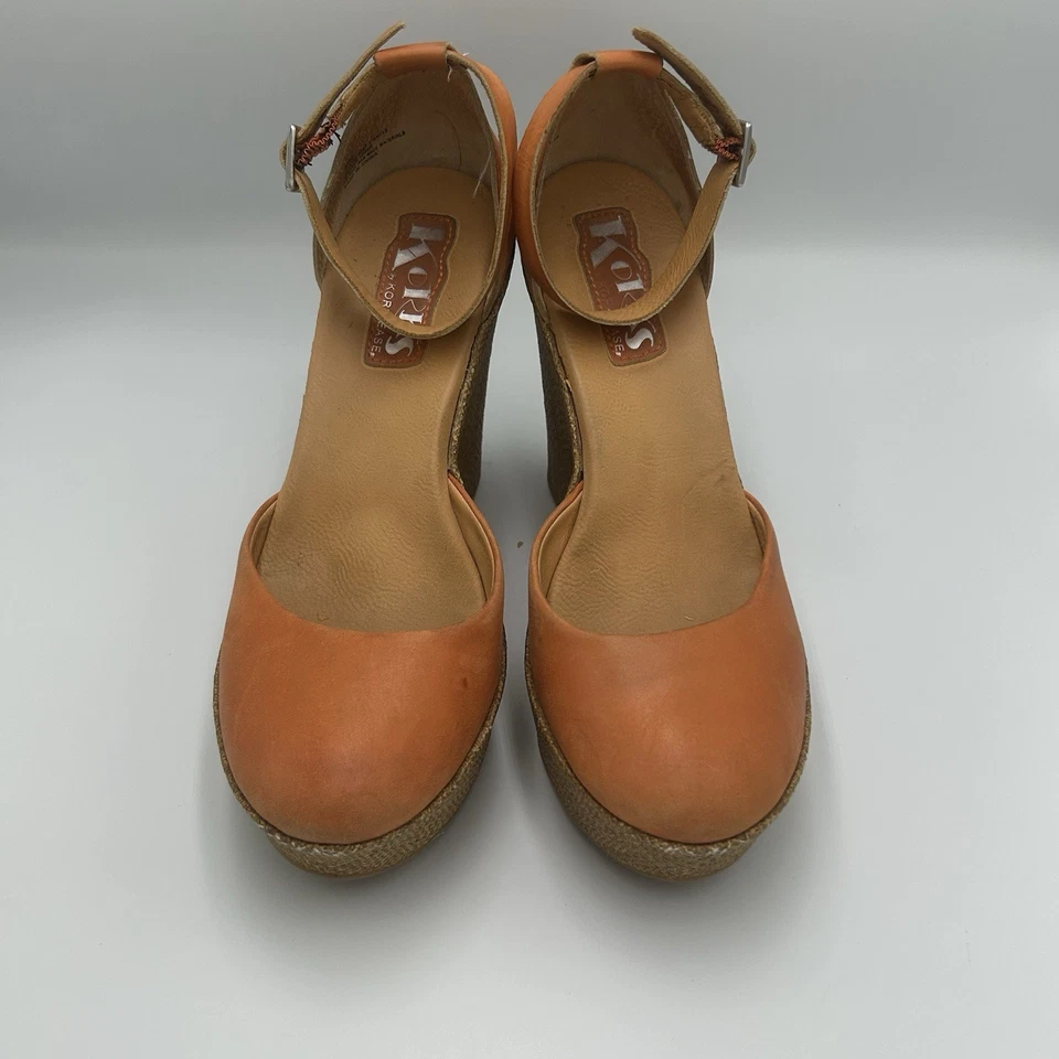 Korks By Kork Ease Orange Heels Wedge Platform Size 8 Women’s  - Image 2 of 4
