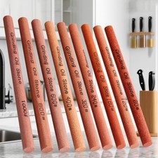 1x Round Cylinder Sharpening Stone 80 to 1200 Grit for Knives Metal Polishing To