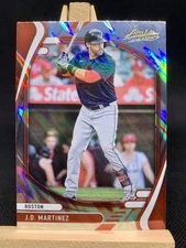 2022 Panini Absolute Lava #72 J.D. Martinez Boston Red Sox