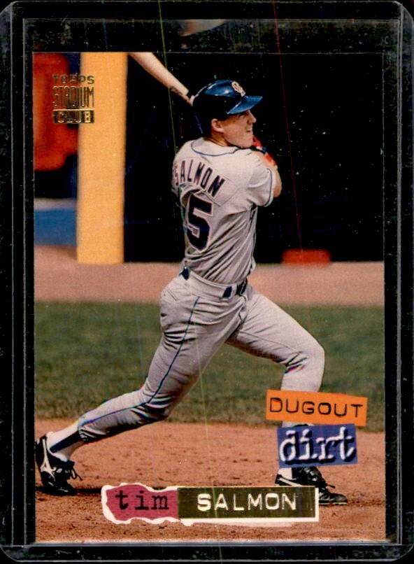 1994 Topps Stadium Club - Dugout Dirt #8 - Tim Salmon