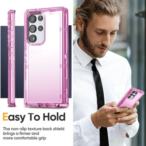For Samsung Galaxy S22 Ultra S22+ S22 Luxury Transparent Case Clear Phone Cover - Picture 21 of 49