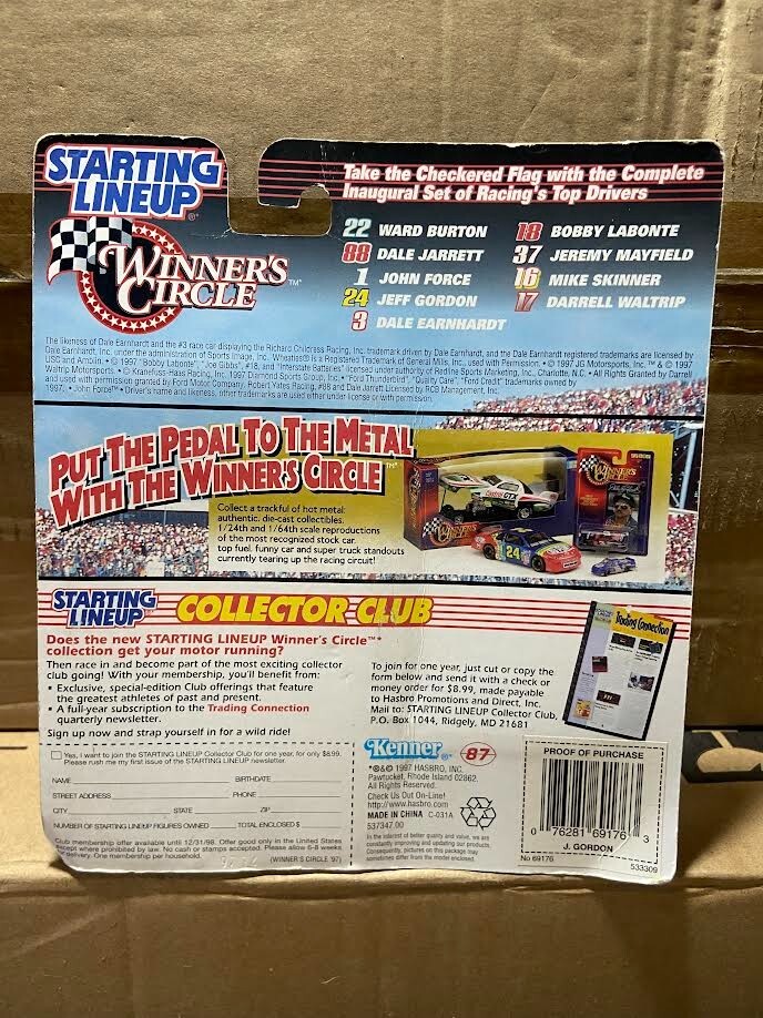 24K 金杯 KENNER JEFF GORDON STARTING LINEUP NASCAR WINNERS CIRCLE