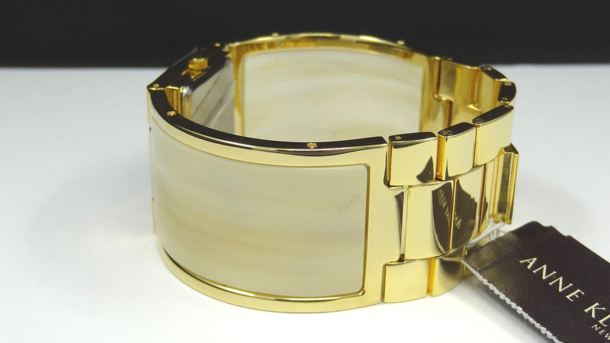 Anne Klein 12/2030IMHN Gold-Tone Mother of Pearl‎ Sea Shell Women\'s Watch Anne Klein New York Ladies Watch Mother 0f Pearl Dial 12  main image 3