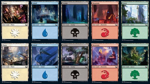 Streets of New Capenna Basic Land set (1 each of 10) MTG Magic - 第 1/1 張圖片