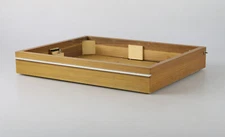 Original plinth case for Thorens TD series in need of restoration