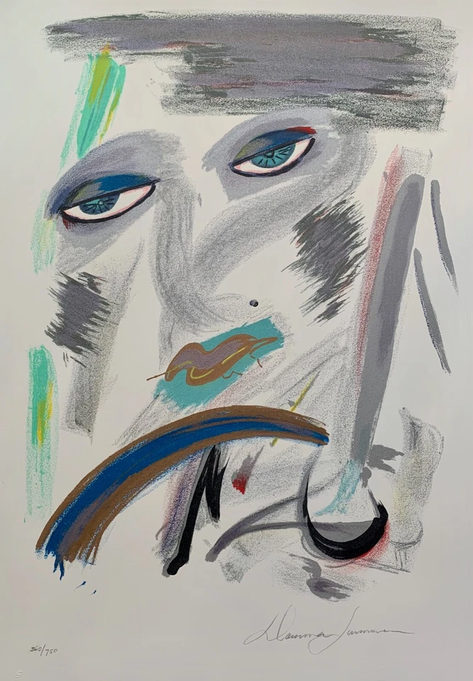 DONNA SUMMER WINTER MELODY Hand Signed Limited Edition Lithograph DRIVEN MUSIC - Image 4 of 4