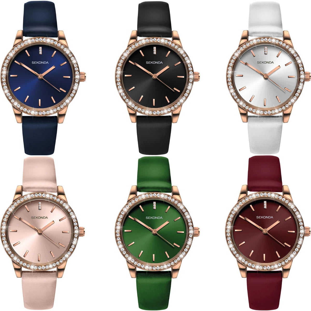 Sekonda Editions Ladies Watch with Rose Gold Case RRP 39.99