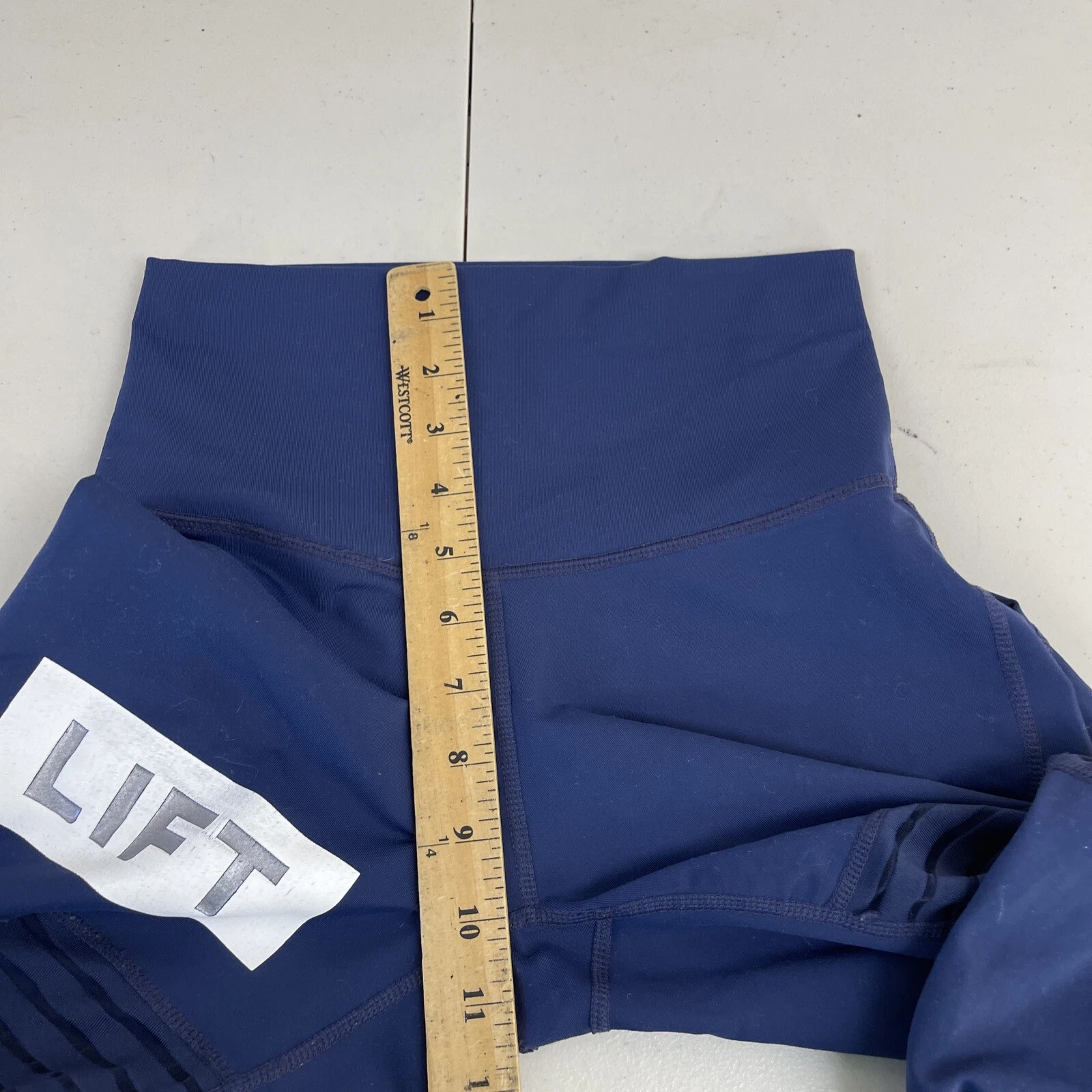 yogalicious lux diy lot of two items blue leggings