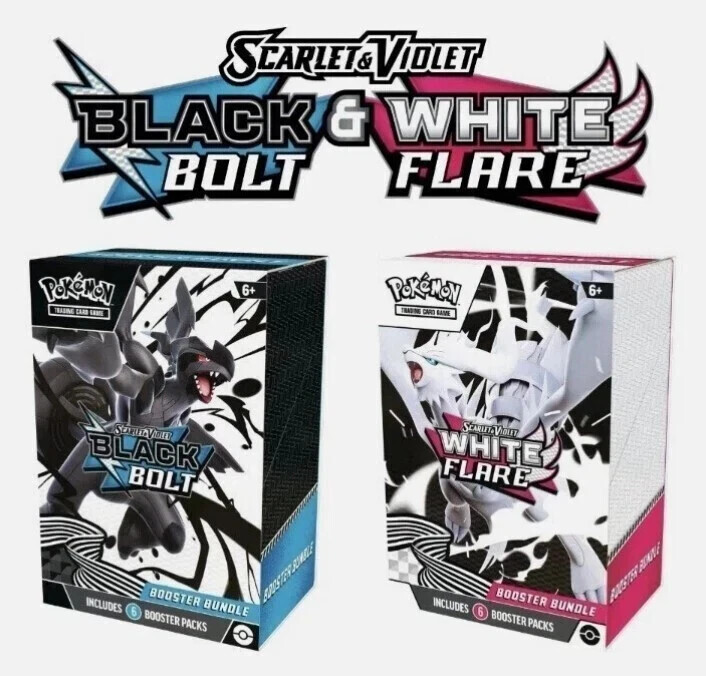 Pokemon Black Bolt and White Flare Booster Bundle 5 OF EACH