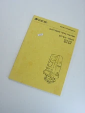 TOPCON INSTRUCTION MANUAL ELECTRONIC TOTAL STATION, GTS-510 SERIES - PDF file