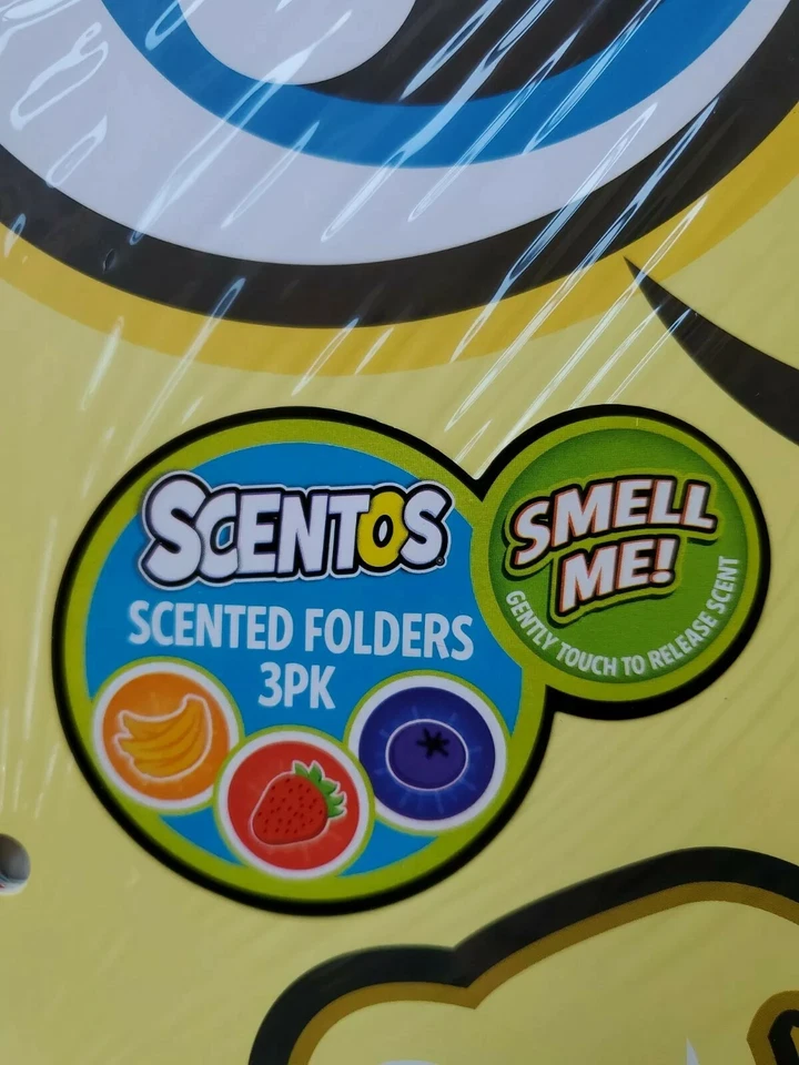 Back to School 2 Pocket Folder Fruity Scented 3 Pack Blueberry Orange 2 Pirate - Image 2 of 4