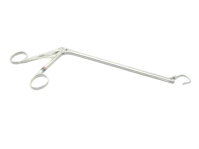 ZSi 433-142 Vaginal Miya Hook Ligature Suture Carrier Forceps for