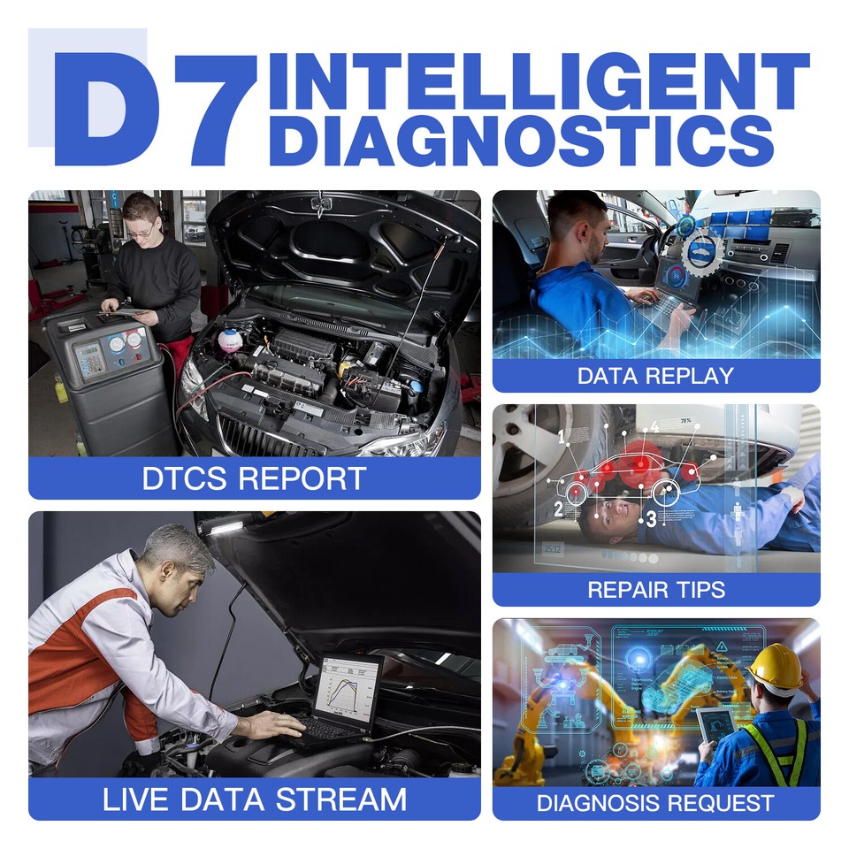 2025 XTOOL D7 Auto Diagnostic Scanner Tool BiDirectional E.CU Coding 36 - Foto 1