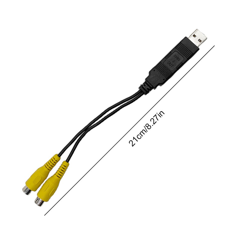it USB To CVBS Video Output Adapter DC 5V USB RCA Video Cable Car Radio