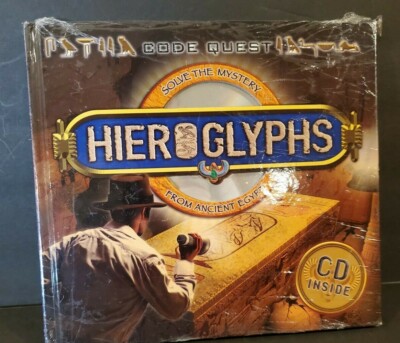 CODE QUEST: HIEROGLYPHS - SOLVE the Mystery Game | with CD - Sealed New