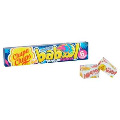 3x Chupa Chups Big Babol Blue Raspberry Flavour Soft Bubble Gum