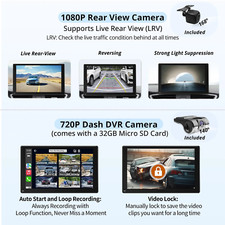 Portable Wireless Carplay Screen for Car, ATOTOEXCEL 9'' Carplay Wireless A...