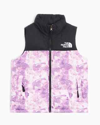 The North Face Damen 1996 Retro Nuptse 700 Weste Bodywarmer M & XL schwarz/pink