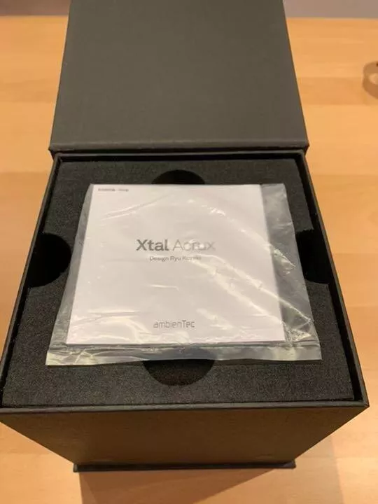 Xtal Acrux Ambientec XTL-01SLV LED Lamp Rechargeable IPX6 Crystal New Japan