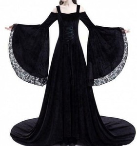 bell sleeve long frock