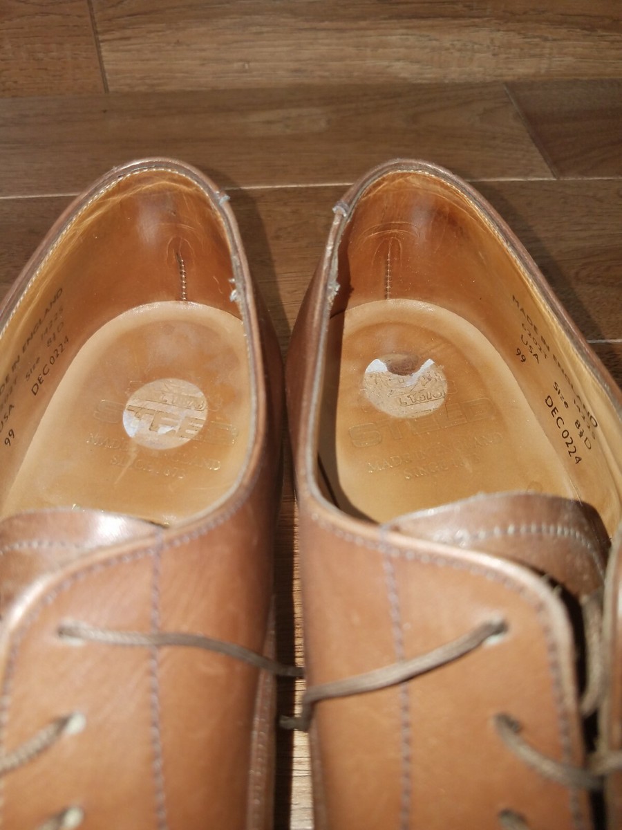 Steed Ambassador Collection Cap Toe Oxford Shoes Mens 9 Leather Made in England Steed Ambassador Collection Men main image 4