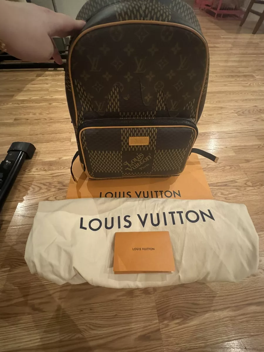 Louis Vuitton NIGO Backpack Bag N40380 Monogram Damier Canvas Auth