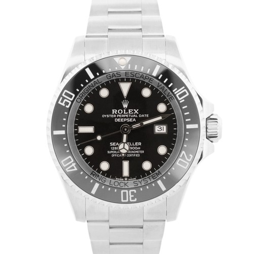 2022 PAPERS Rolex Sea-Dweller Deepsea BLACK 44mm Stainless Steel 126660 BOX