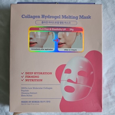 DERMAL SEOUL FACE Collagen Hydrogel Melting Mask 4pcs Korean  Hydration Firming
