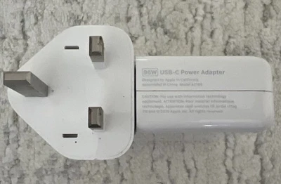 GENUINE APPLE A2166 USB-C TYPE 96W POWER ADAPTER CHARGER - Image 1 of 4