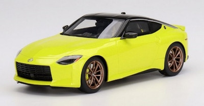 TOP SPEED,NISSAN Fairlady Z Proto Spec 2023 Ibazuchi yellow RHD, 1/18, TS0415