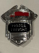 RARE🇺🇸VINTAGE 1940s-50s”MOTOR FREIGHT”TRUCK DRIVER HAT/CAP/UNIFORM/BADGE LQQK