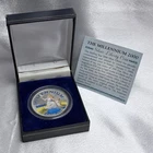 2000 Liberia Millennium Silver Liberty $20 Colorized 1oz .999 Silver [Z3]